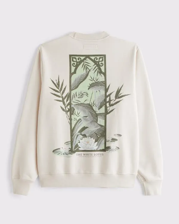 The White Lotus Graphic Crew Sweatshirt