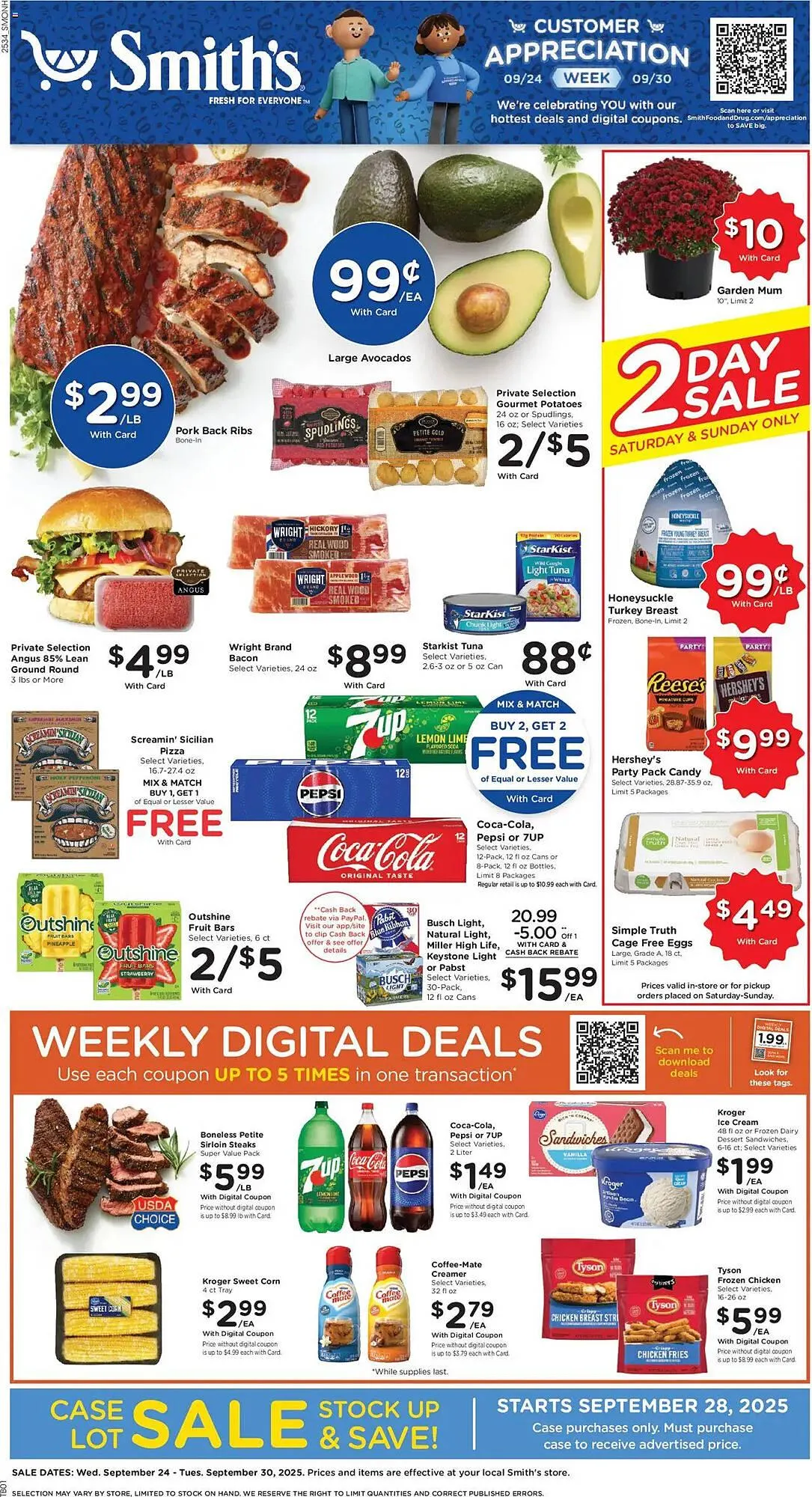Weekly ad Smith's weekly ad from September 24 to September 30 2025 - Page 1