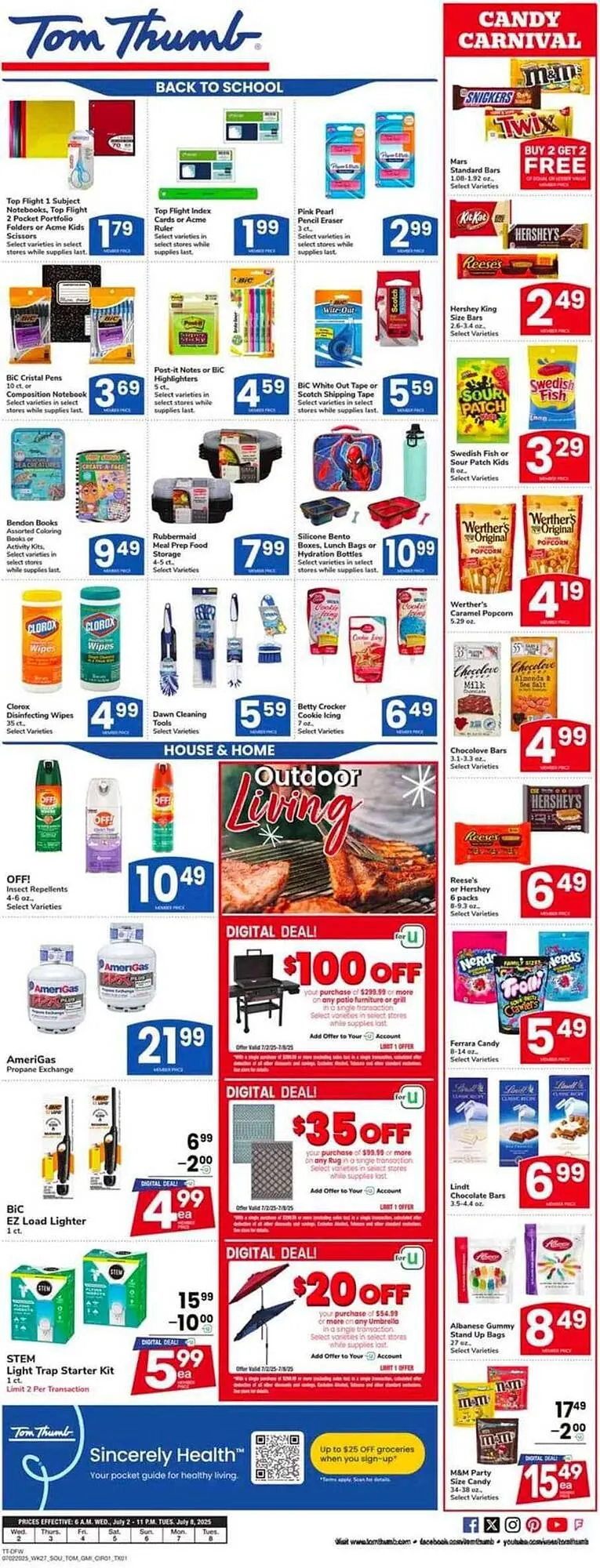 Weekly ad Tom Thumb Weekly Ad from July 2 to July 8 2025 - Page 5