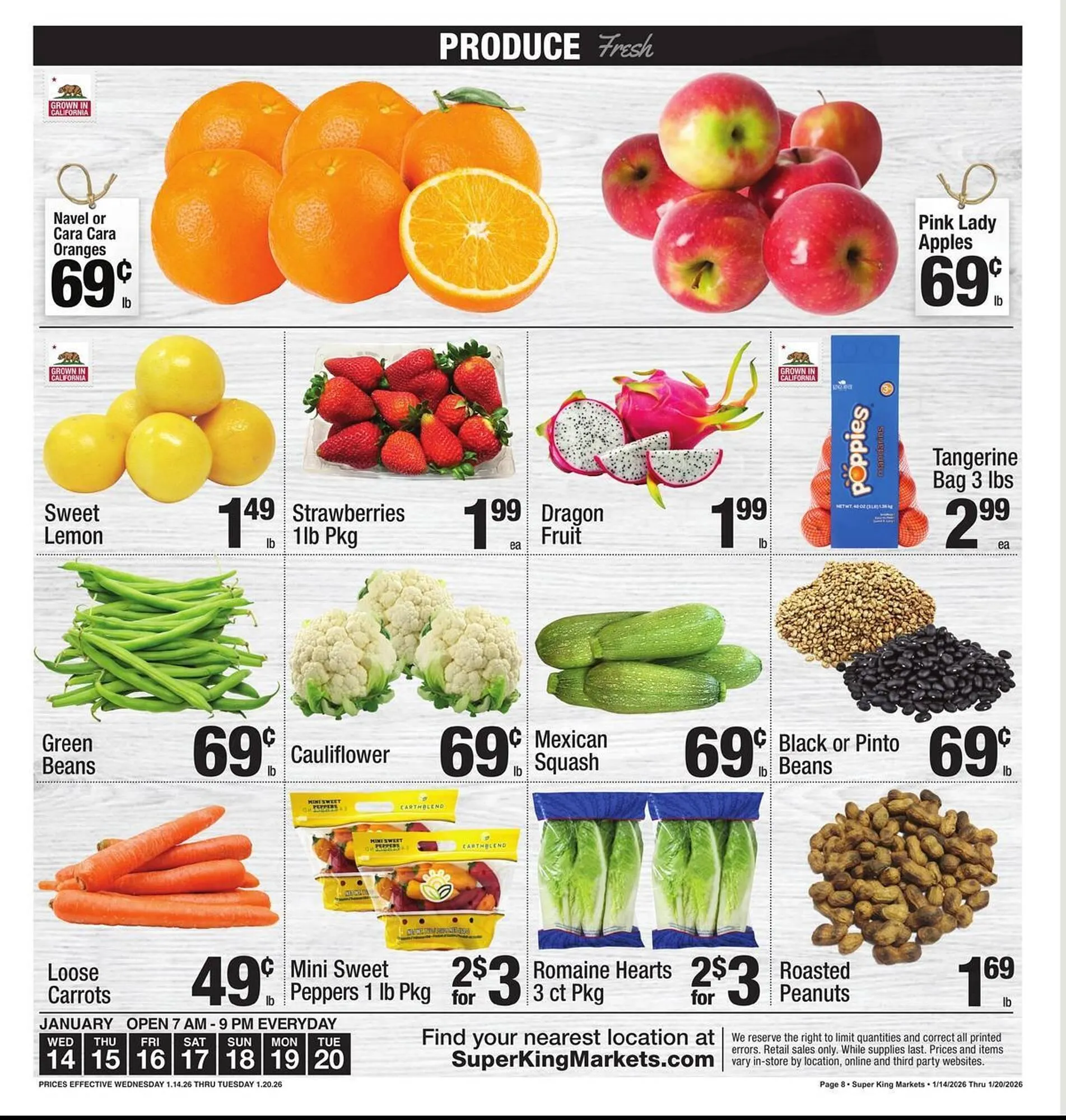 Weekly ad Super King Markets weekly ad from January 14 to January 20 2026 - Page 9