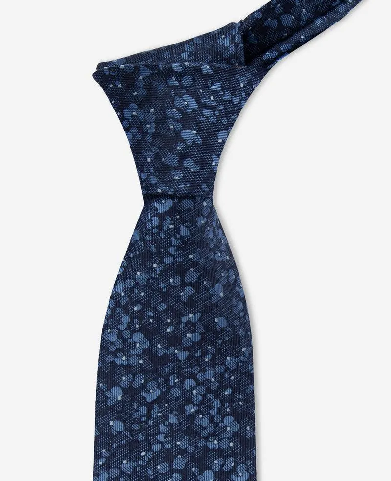 Blue Floral Tie -