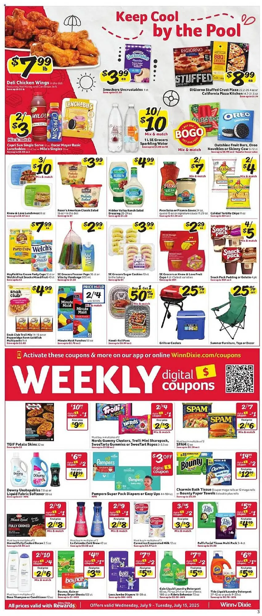 Weekly ad Winn Dixie Weekly Ad from July 9 to July 15 2025 - Page 3