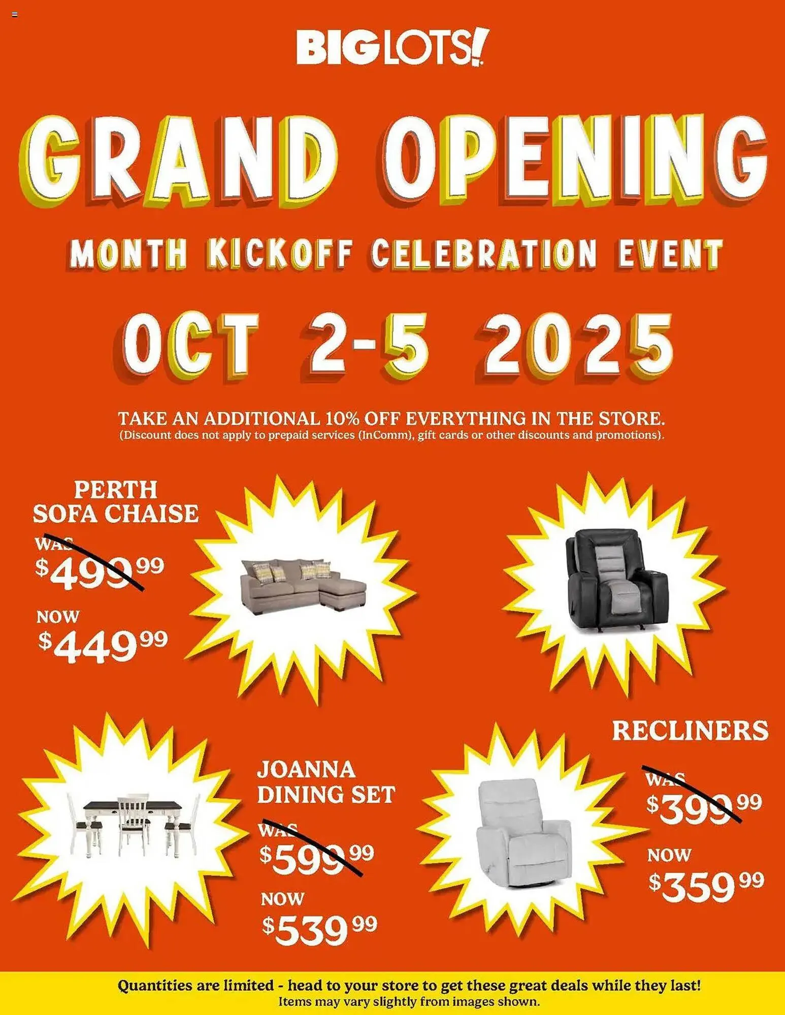 Weekly ad Big Lots weekly ad from October 2 to October 5 2025 - Page 1