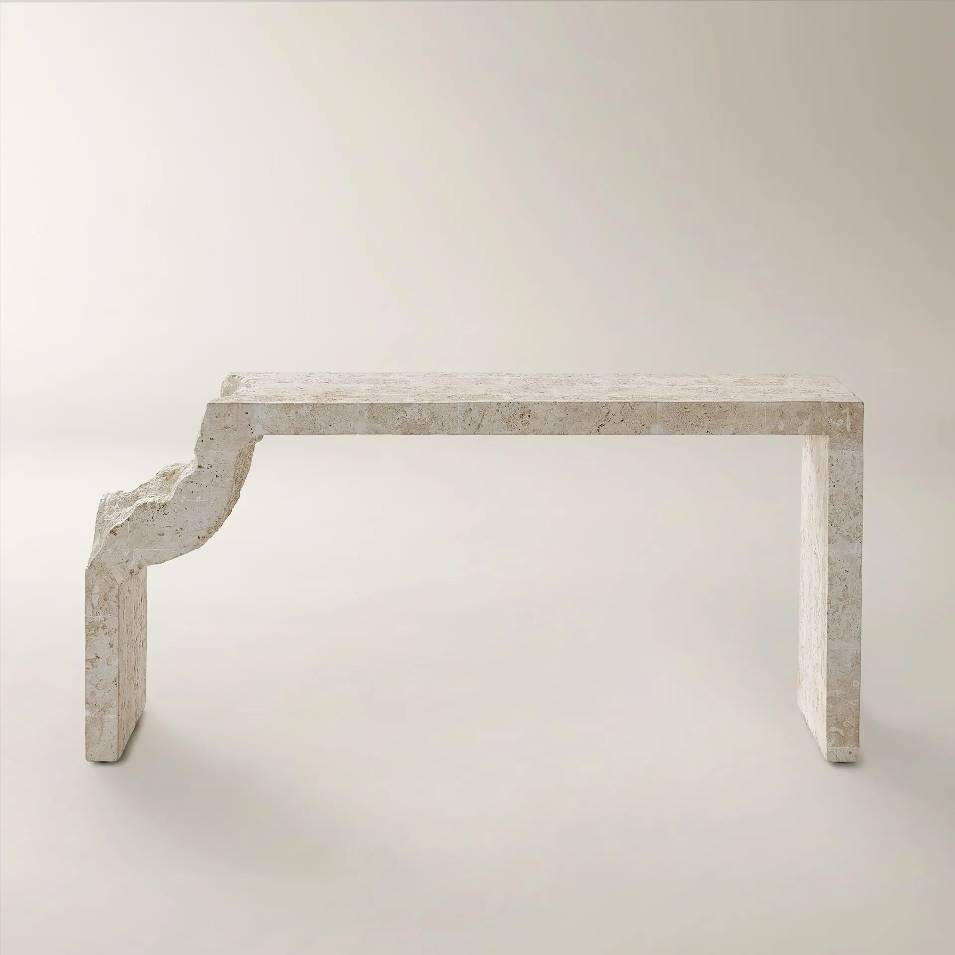 Cairo Mactan Stone Console Table ( 63")