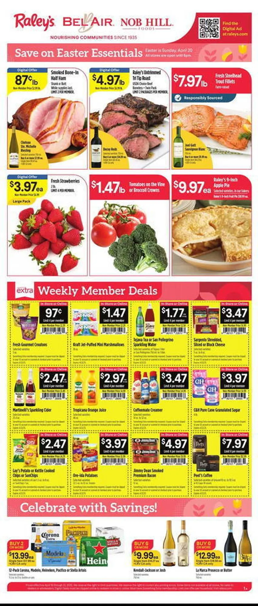 Weekly ad Nob Hill Weekly Ad from April 16 to April 22 2025 - Page 1