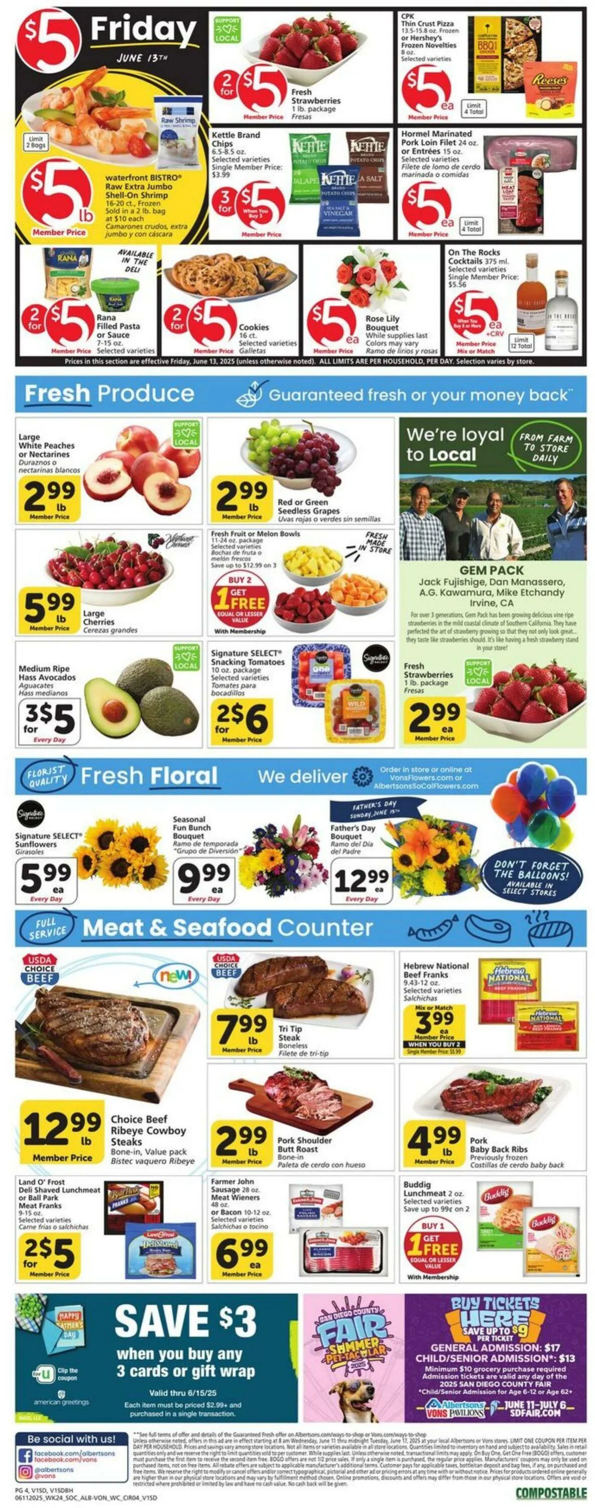 Catálogo de Vons Current weekly ad 11 de junio al 17 de junio 2025 - Página 3