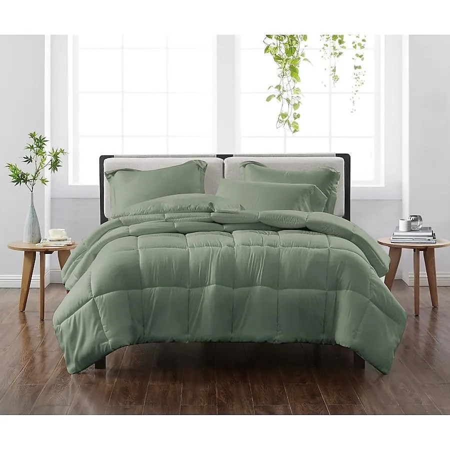 Cannon Cannon Heritage Solid 3 -Piece Green Full/Queen Comforter Set