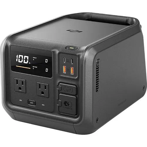 DJI Power 500 Portable Power Station, 512Wh LFP Battery, 1000W Output, Fast Charging
