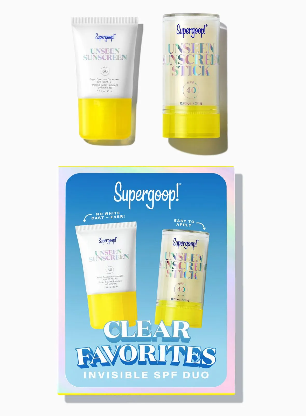 Clear Favorites SPF Duo Kit