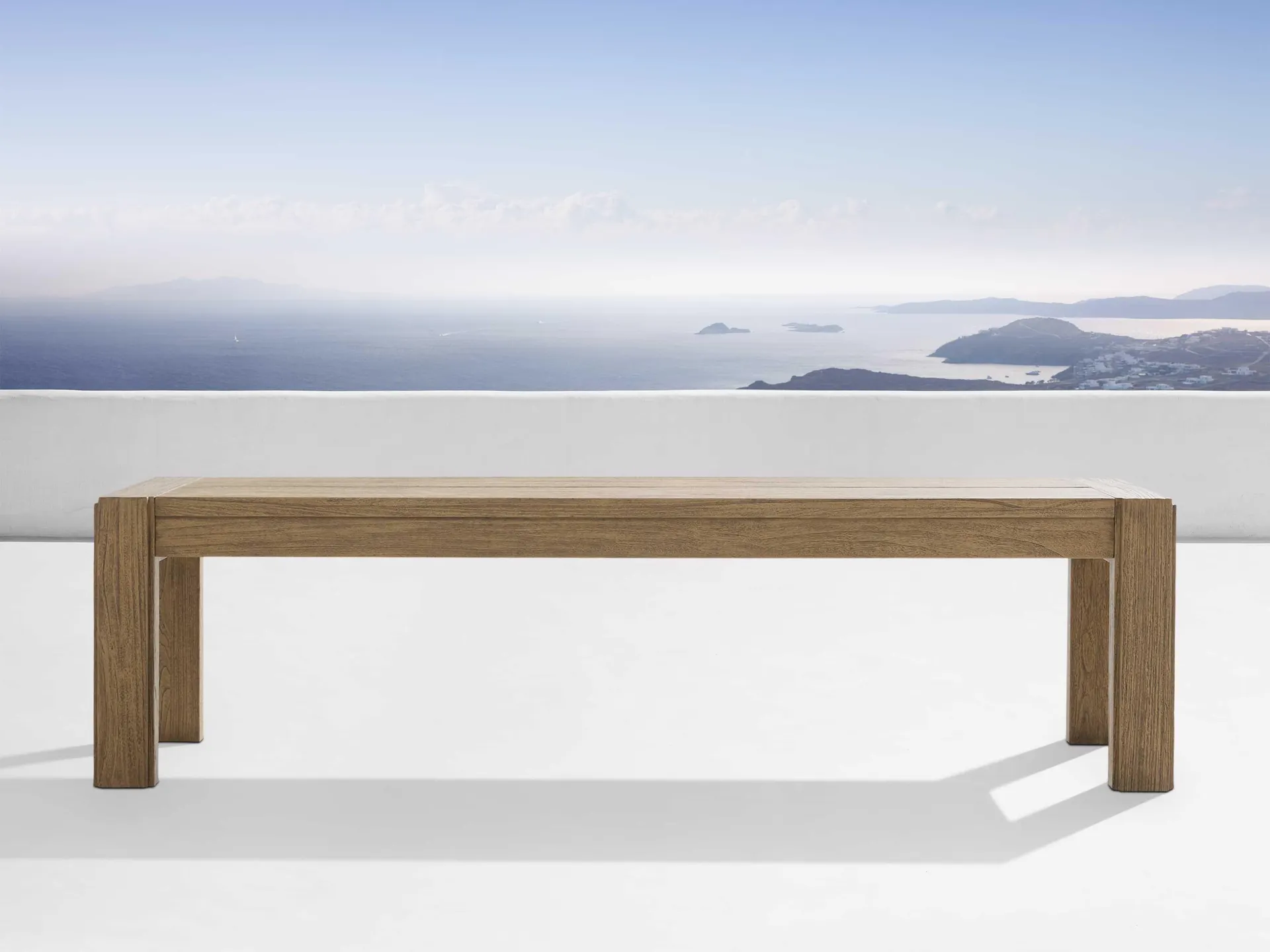 Canyon Outdoor Teak Dining Bench