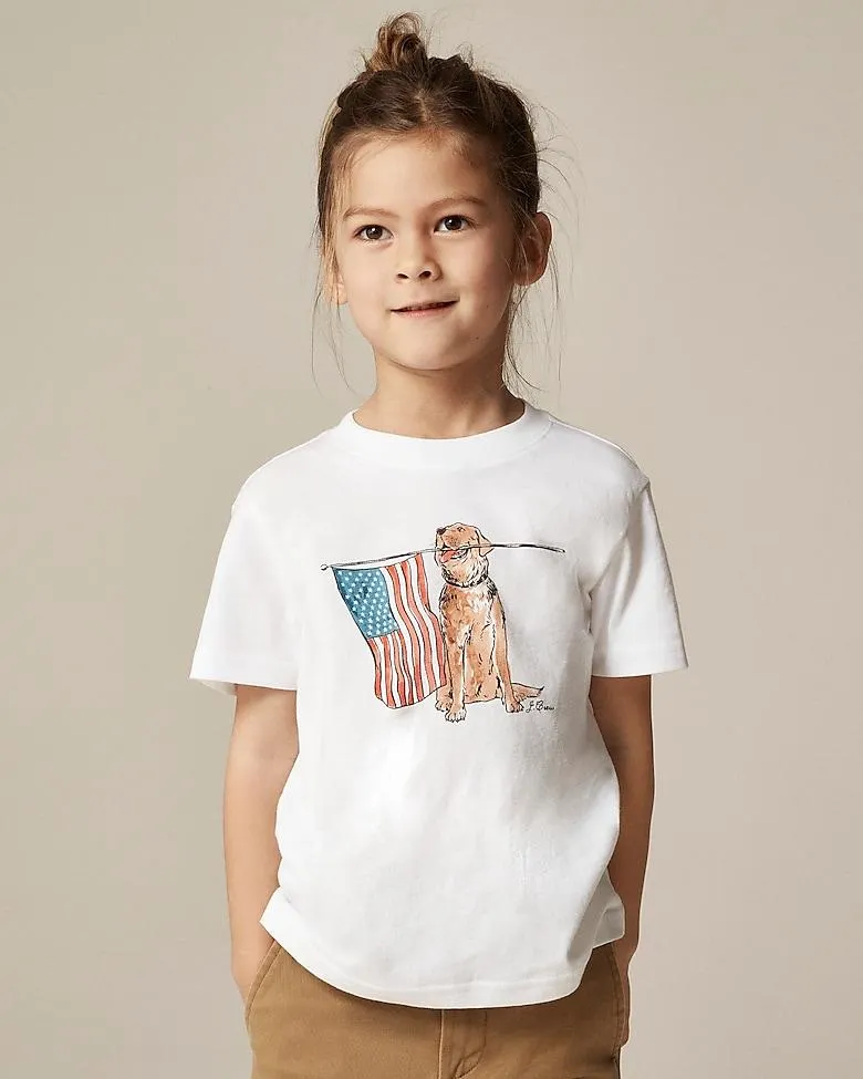 Kids' short-sleeve heritage dog graphic T-shirt