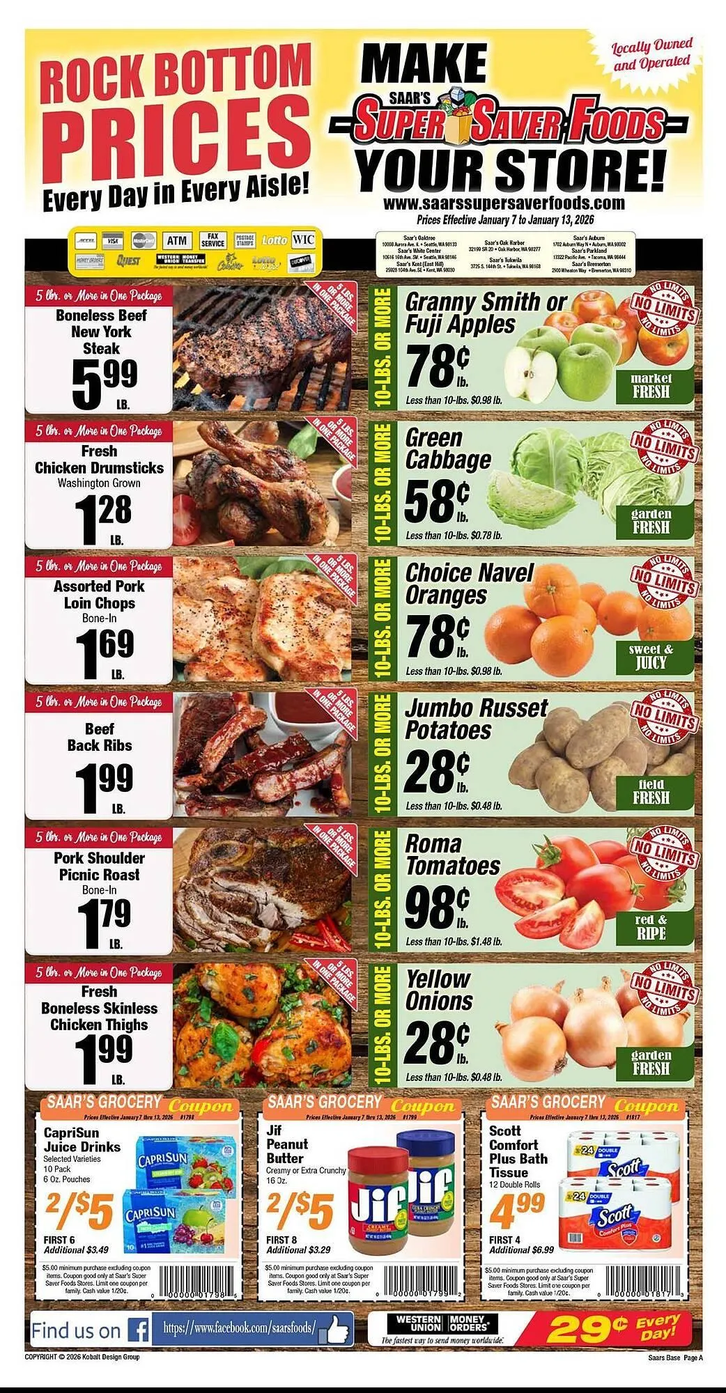 Weekly ad Super Saver weekly ad from January 7 to January 13 2026 - Page 1