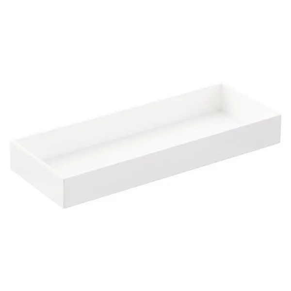 Design Ideas Large White Lacquered Vanity Tray