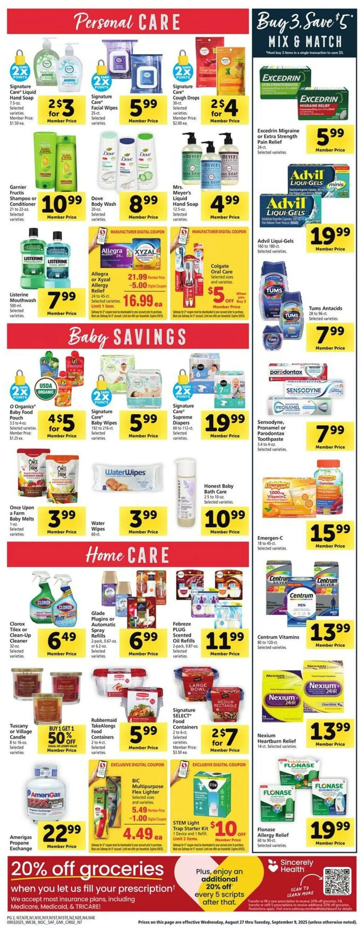Weekly ad Safeway Current weekly ad from September 3 to September 9 2025 - Page 11