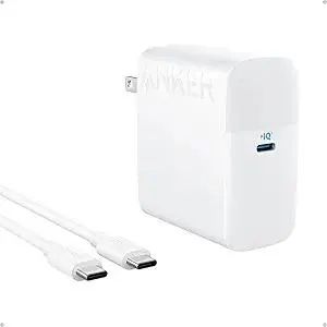 Anker MacBook Pro Charger, Compact and Foldable 100W USB C Charger for MacBook Air, Samsung Galaxy, iPad Pro, and More, 5FT USB C Cable Included