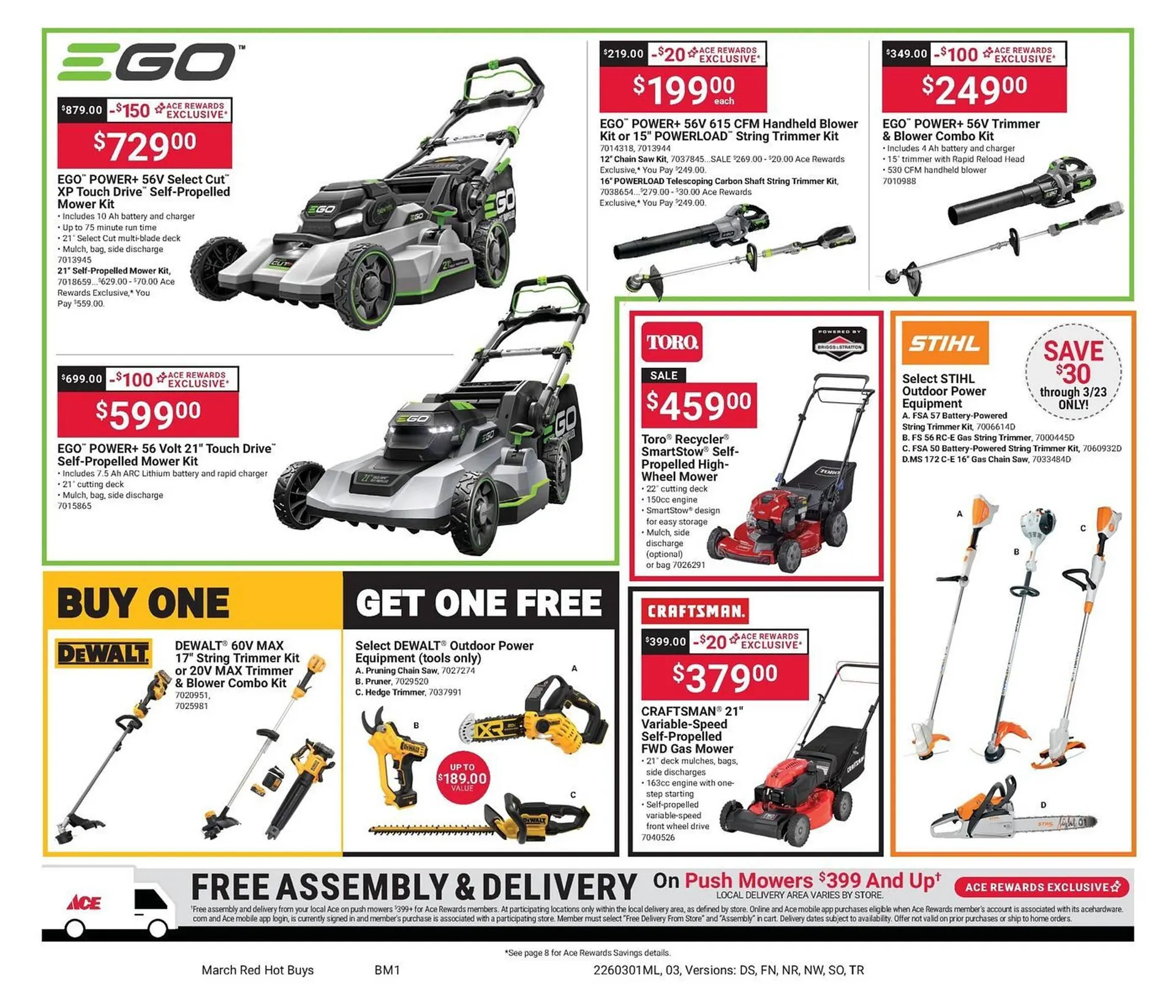 Weekly ad Ace Hardware flyer from March 1 to March 31 2026 - Page 3
