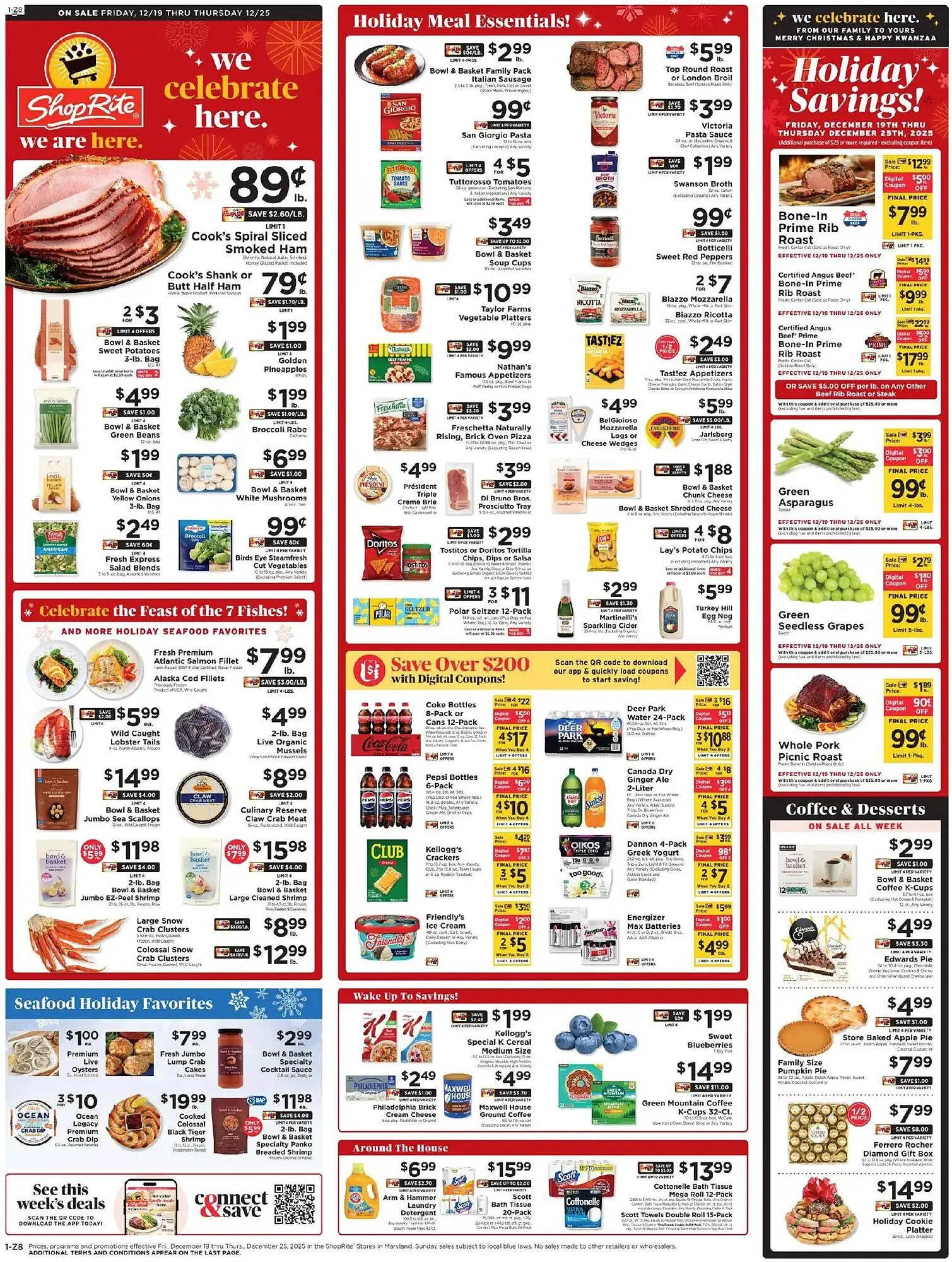 Weekly ad ShopRite flyer from December 19 to December 26 2025 - Page 1