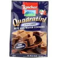 Loacker - Quadratini Chocolate Wafers Cookies 8.82 Oz