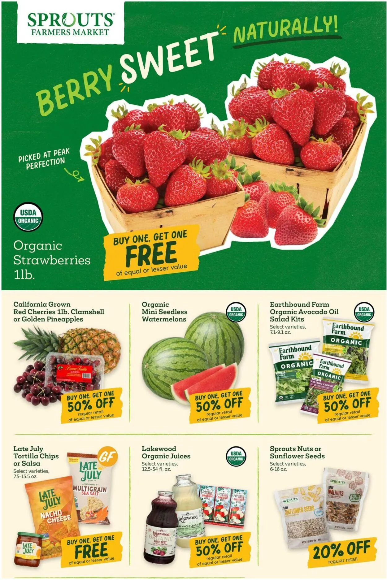 Weekly ad Sprouts Current weekly ad from June 4 to June 10 2025 - Page 1