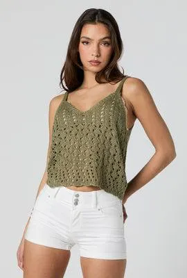 Crochet V-Neck Tank