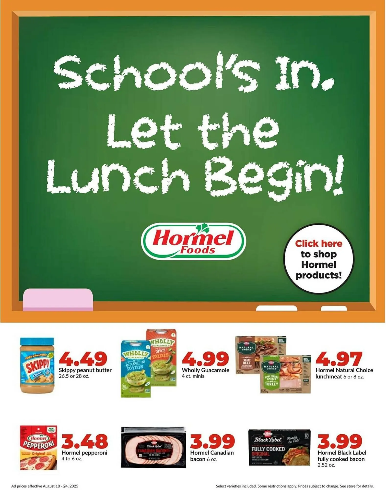 Weekly ad Hy-Vee Weekly Ad from August 18 to August 24 2025 - Page 12
