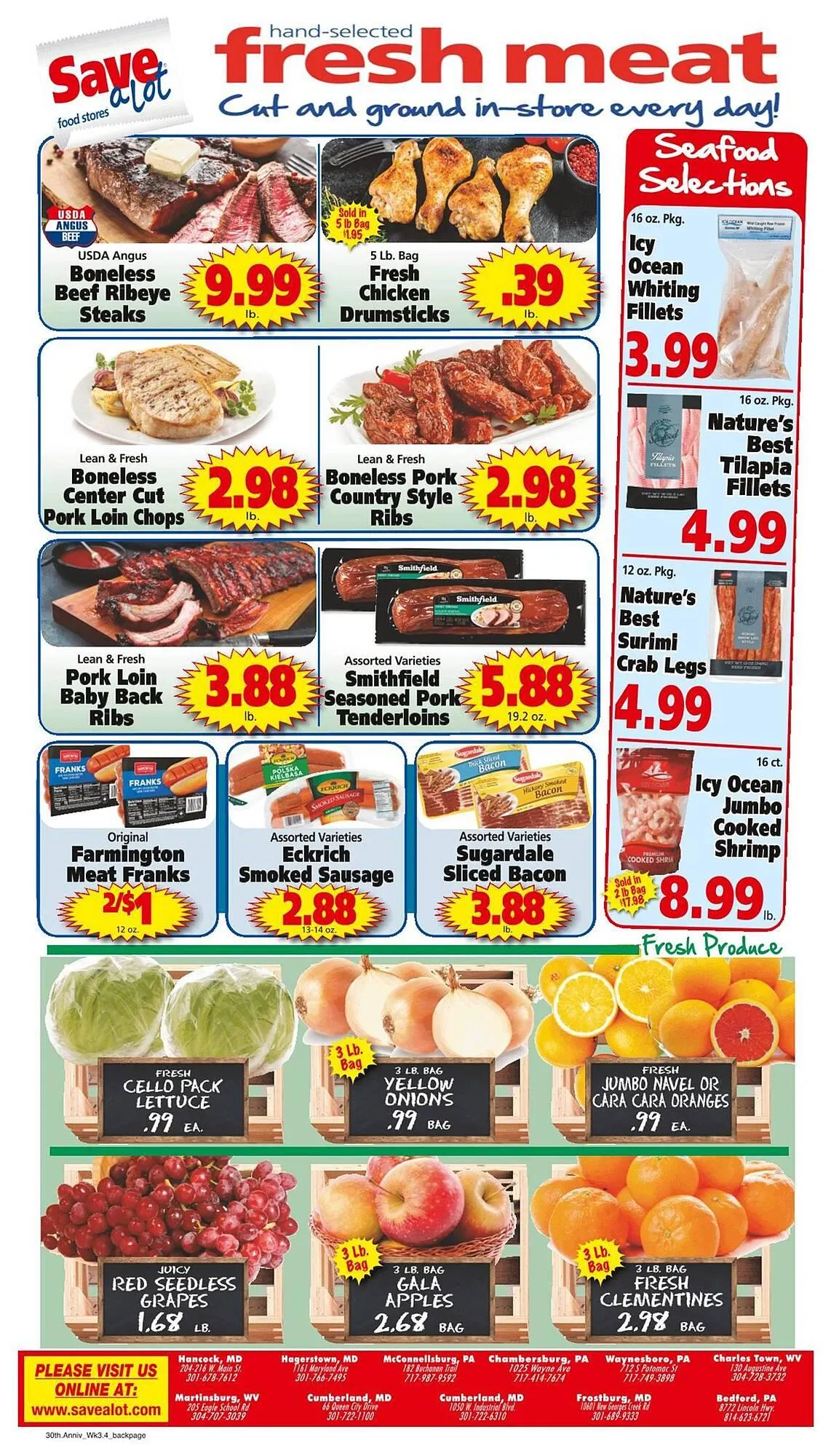 Weekly promotion Save a Lot weekly ad spanning from April 22 to May 5 2026 - Page 4 for Catalogue 365