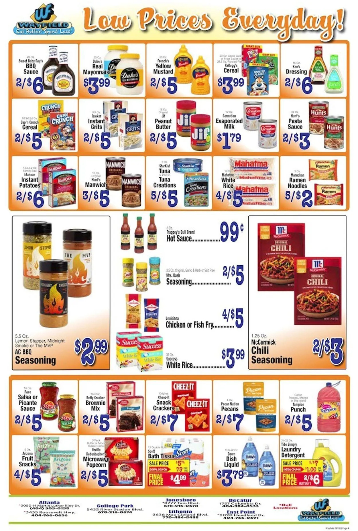 Weekly promotion Wayfield spanning from September 15 to September 21 2025 - Page 4 for Catalogue 365