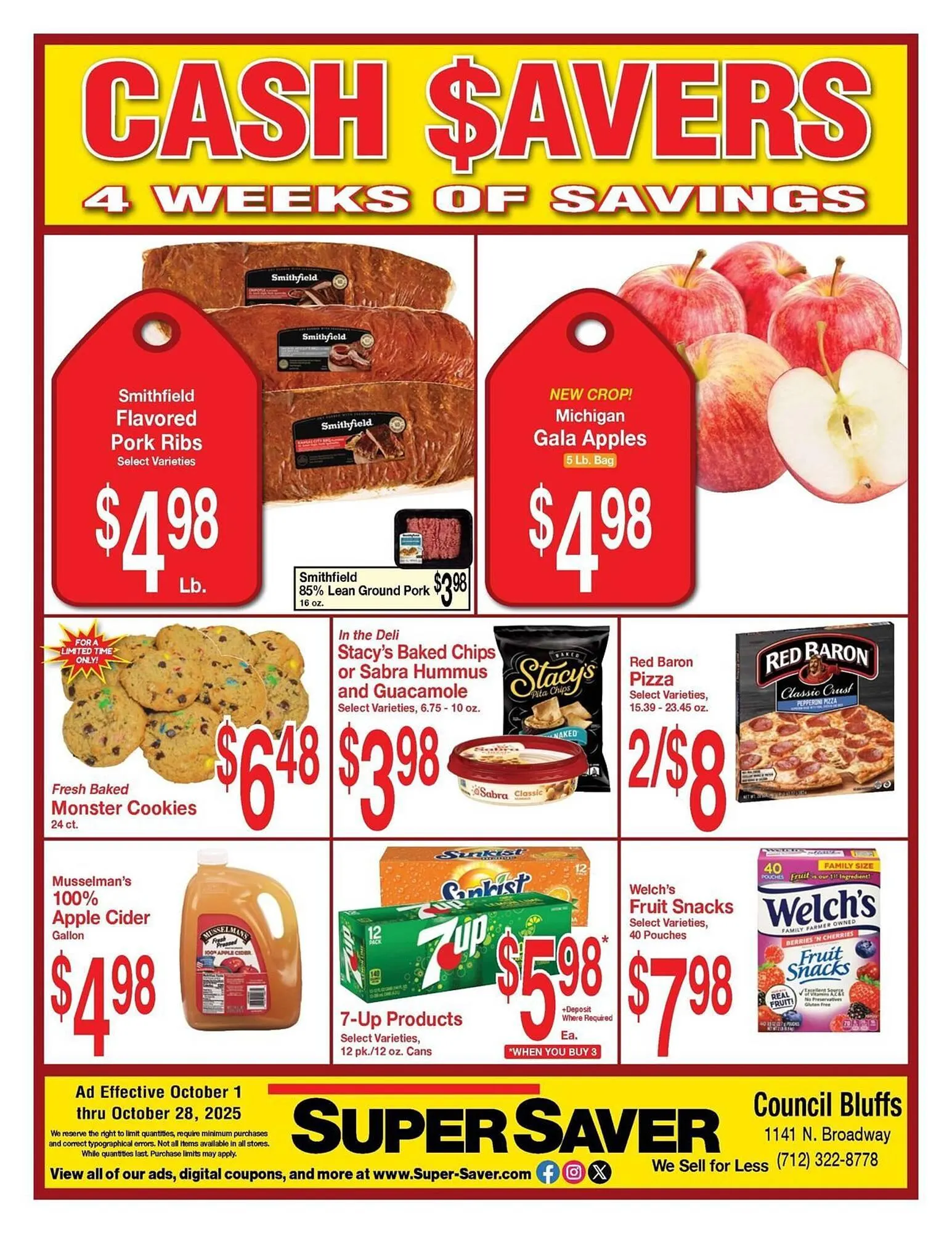 Weekly ad Super Saver weekly ad from October 1 to October 28 2025 - Page 1