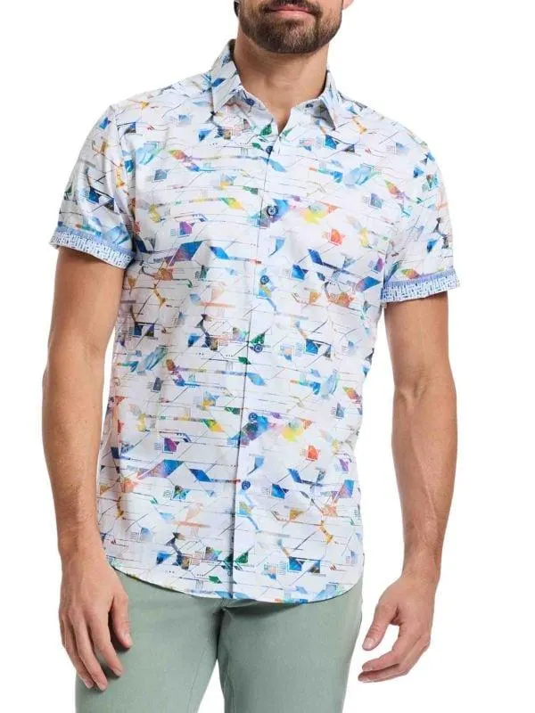 Raymond Abstract Short Sleeve Shirt