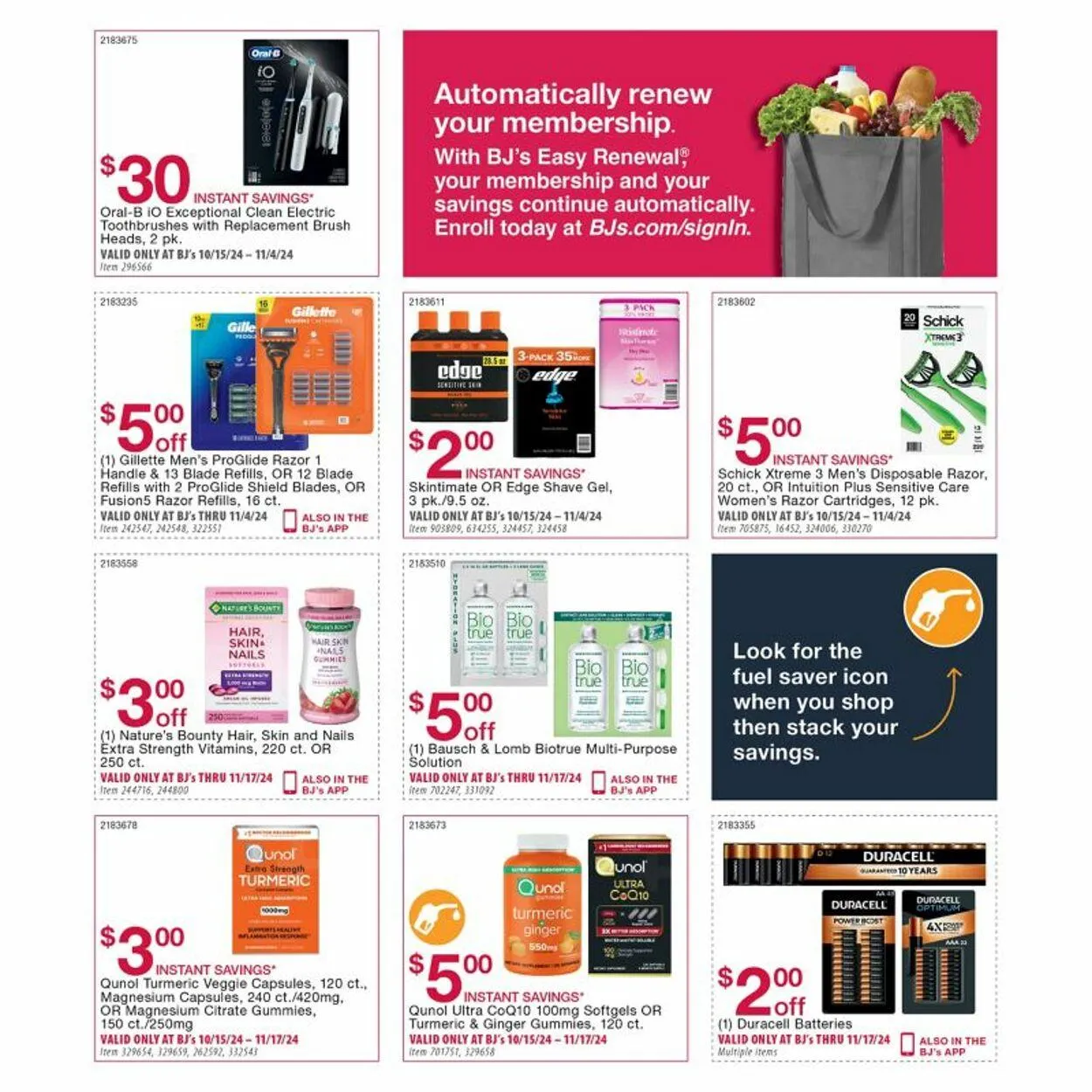 Weekly ad BJ's from October 15 to November 17 2024 - Page 21