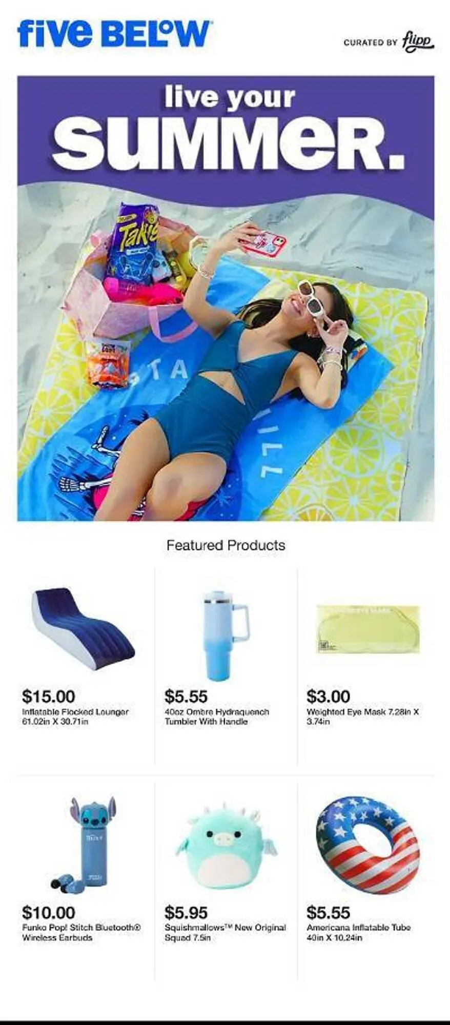 Weekly ad Five Below Weekly Ad from May 31 to June 6 2024 - Page 1