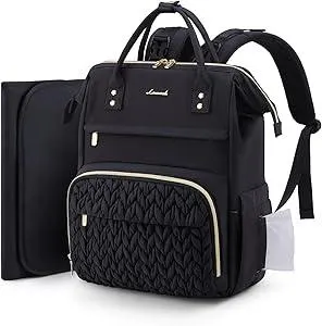 LOVEVOOK Diaper Bag Backpack, Baby Bag with Changing Station for Moms & Dads, Large Waterproof Mommy bag with Stroller Buckles, Travel Essential Baby Shower for Boys and Girls