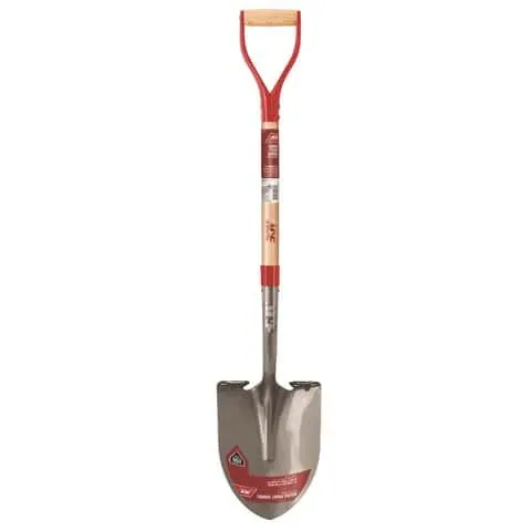 Ace 41.5 in. Steel Round Digging Shovel Wood Handle
