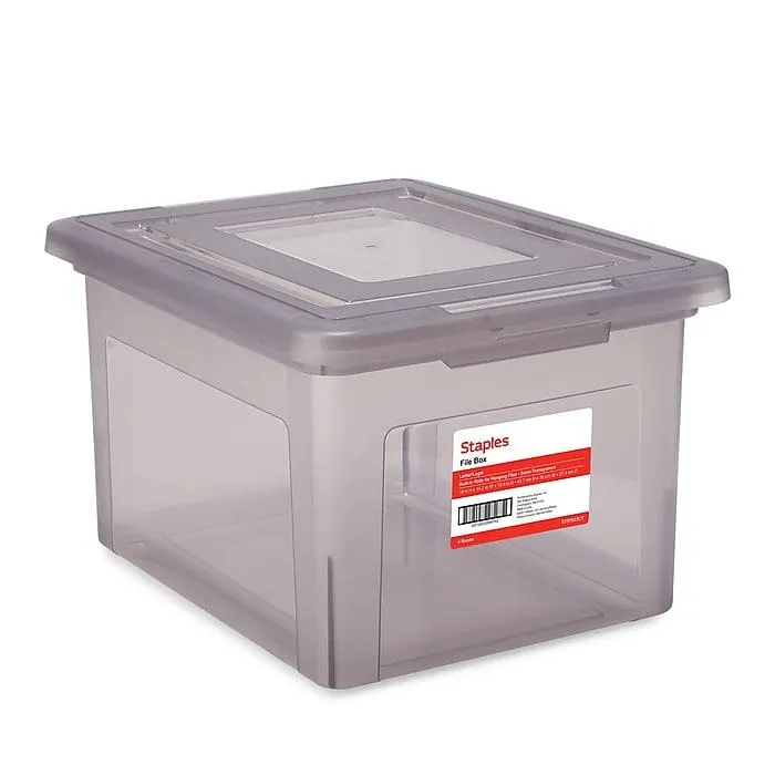 Staples Weather-Resistant File Box,