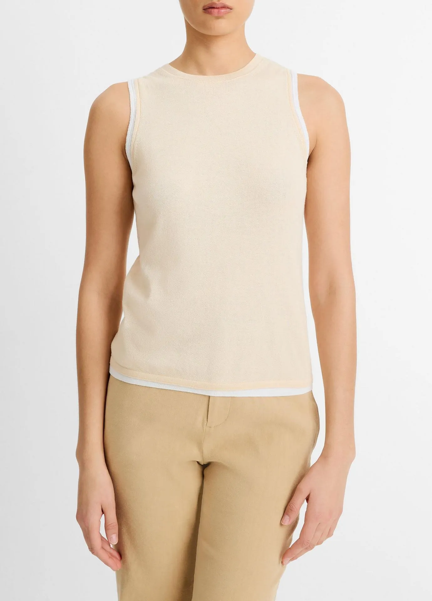 Double-Layer Knit Shell