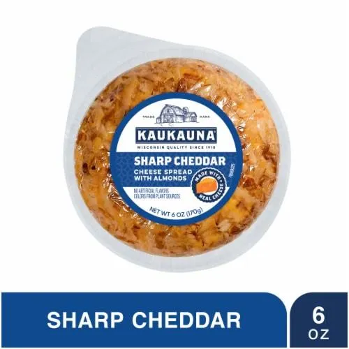 Kaukauna Sharp Cheddar Spreadable Cheese Ball