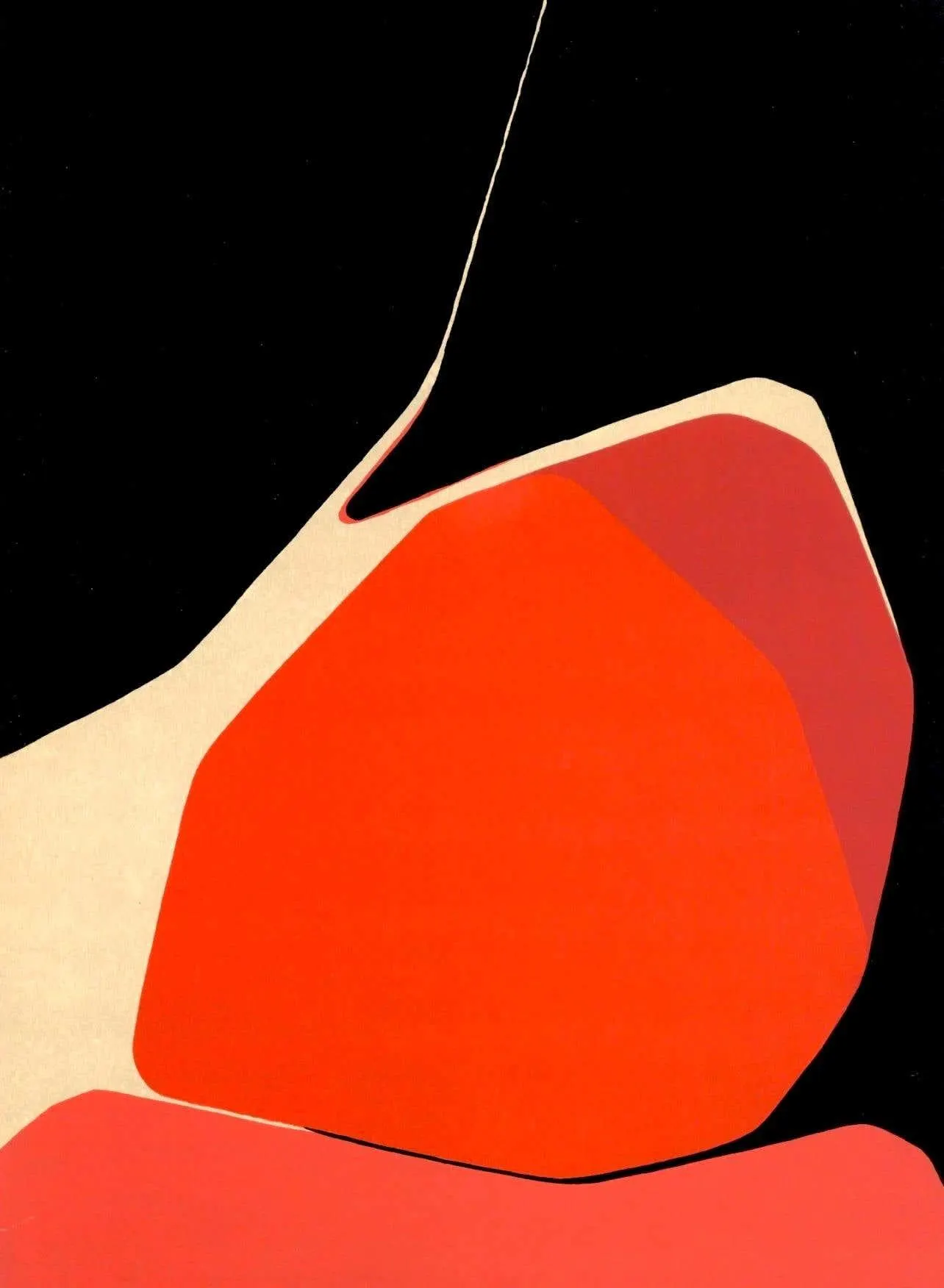 Pablo Palazuelo Onde, Derrière le miroir 1960