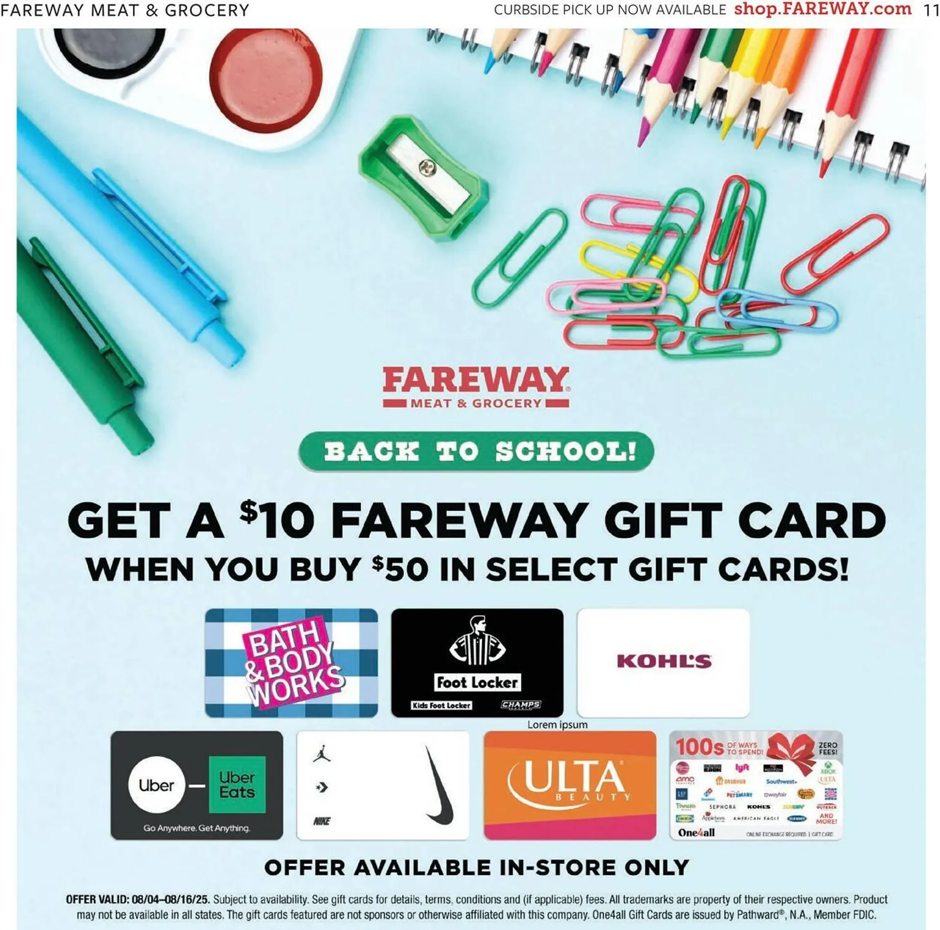 Weekly ad Fareway Weekly Ad from August 3 to August 9 2025 - Page 11
