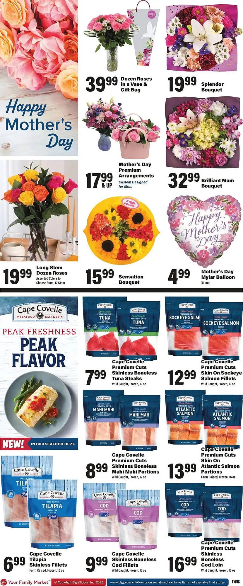 Weekly promotion Big Y flyer spanning from May 7 to May 14 2026 - Page 2 for Catalogue 365