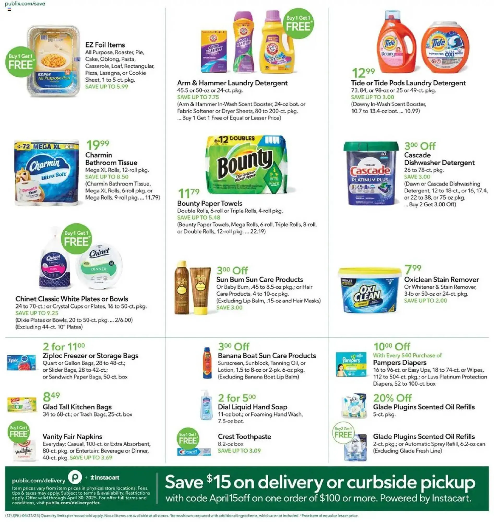 Weekly ad Publix Weekly Ad from April 20 to April 21 2025 - Page 12