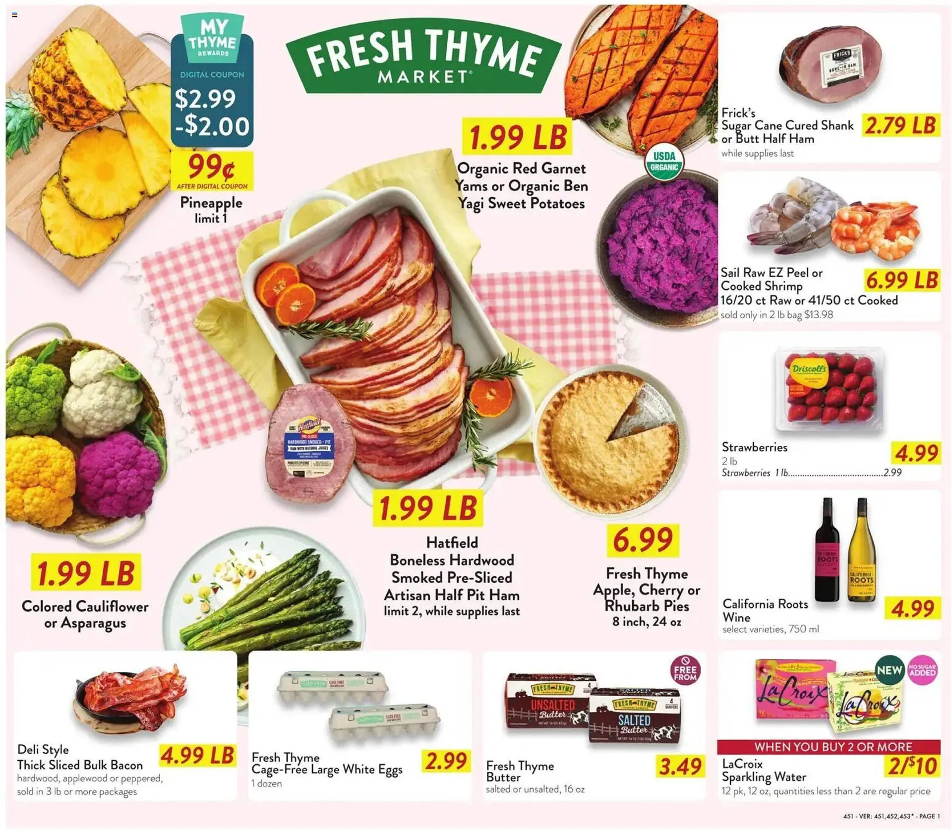 Weekly promotion Fresh Thyme weekly ad spanning from April 1 to April 8 2026 - Page 3 for Catalogue 365