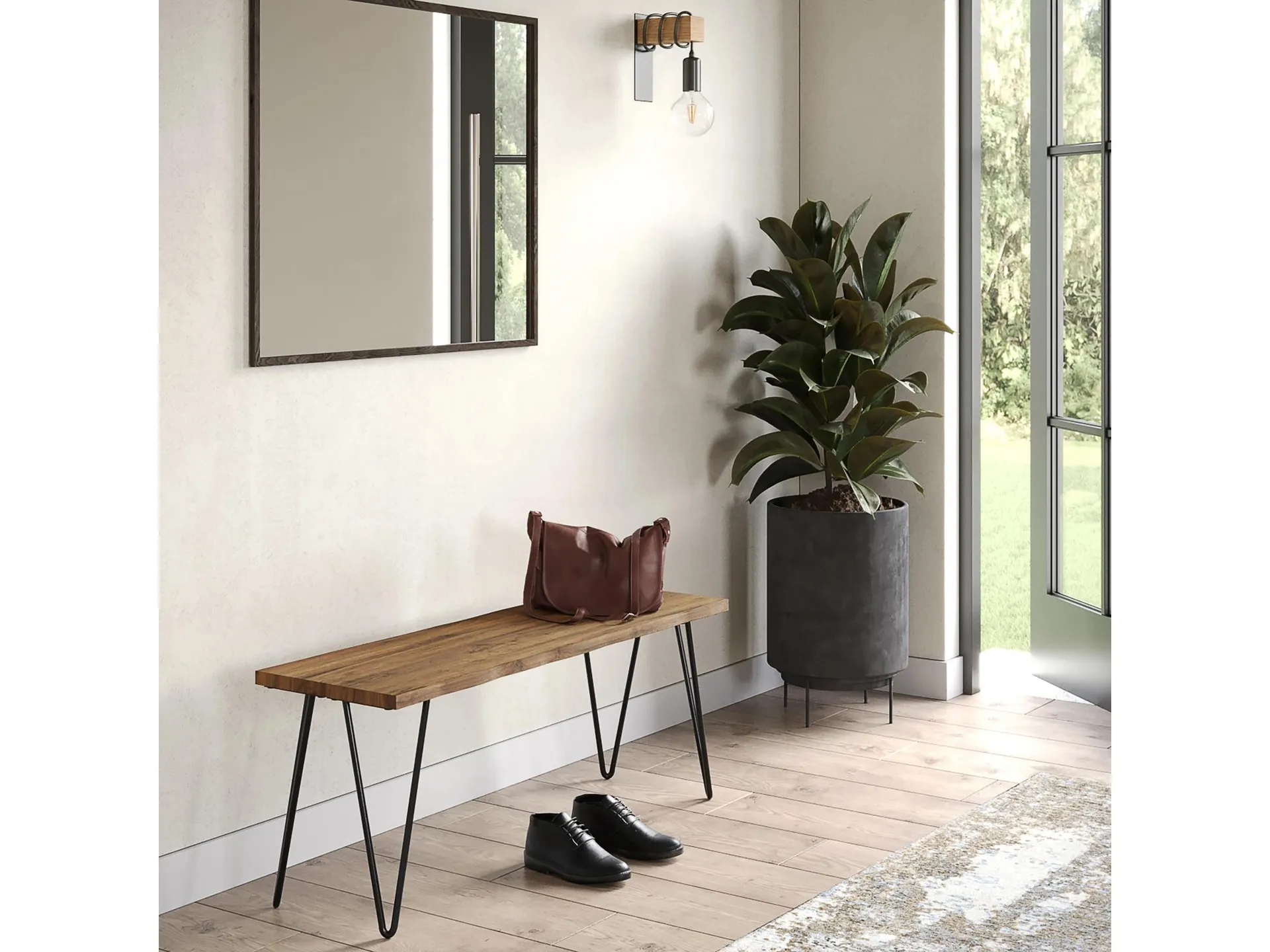 Simpli Home Colton Bench