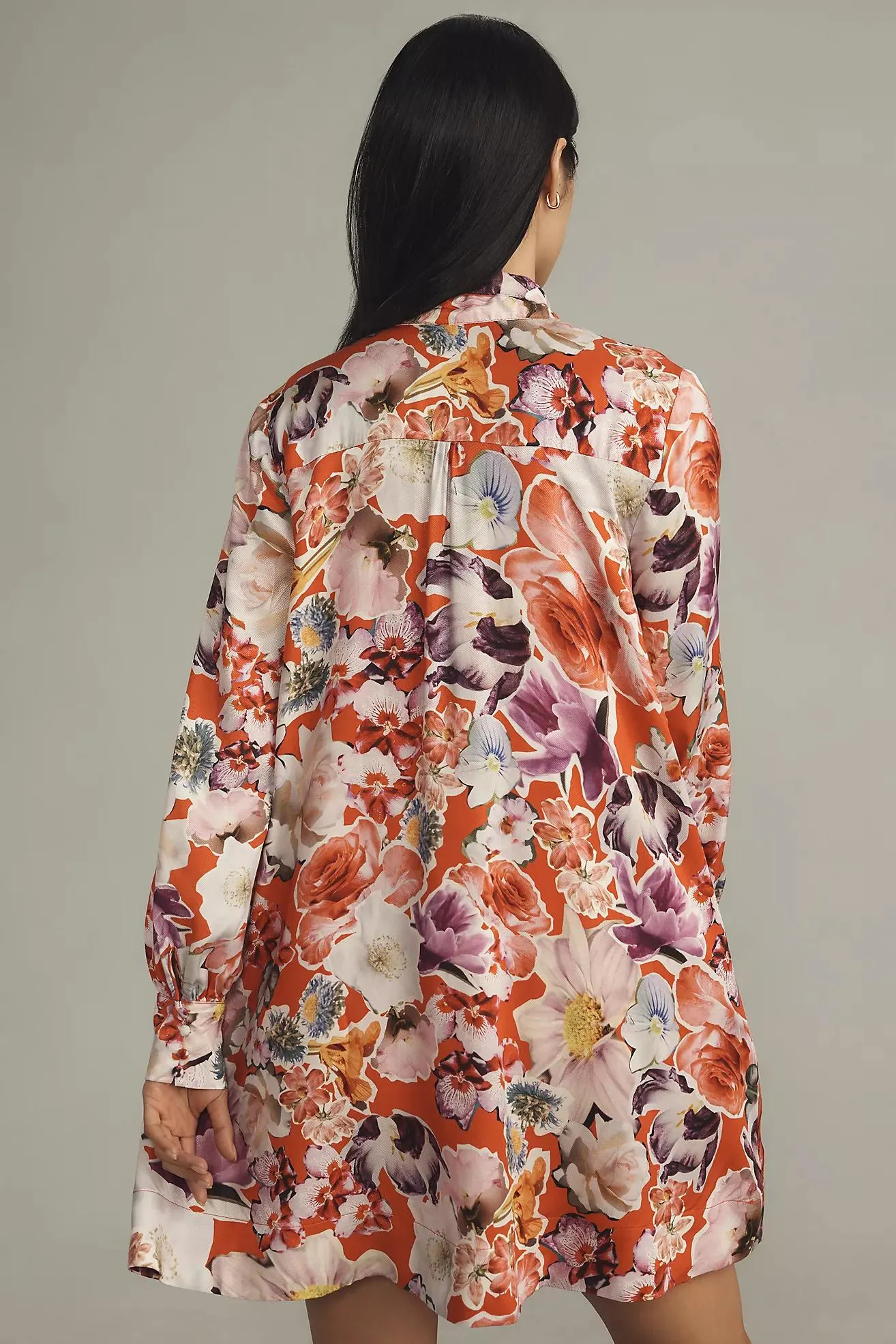 The Caroline Tie-Neck Mini Dress by Maeve