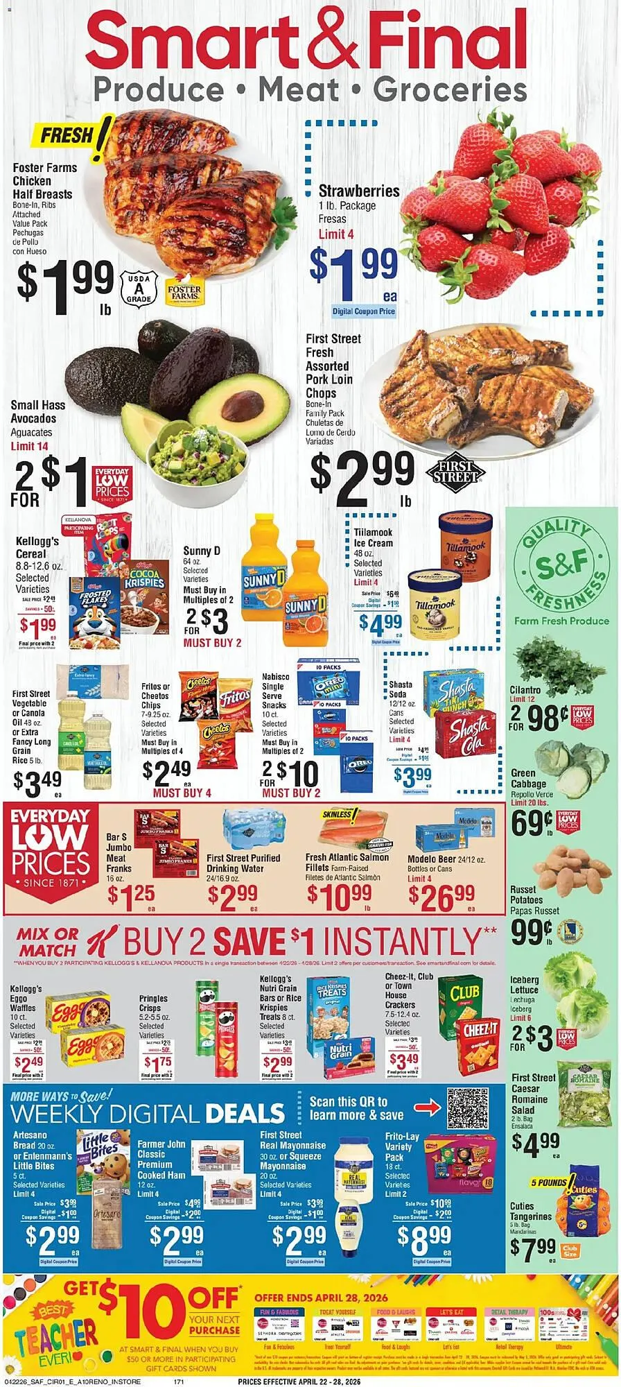 Weekly ad Smart & Final weekly ad from April 22 to April 28 2026 - Page 1