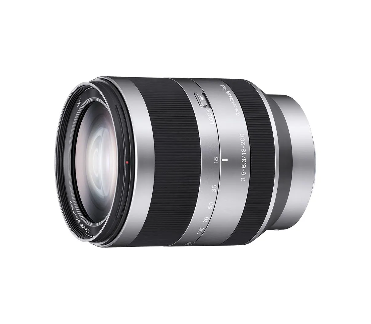 E 18–200 mm F3.5-6.3 OSS APS-C Telephoto Zoom Lens with Optical SteadyShot