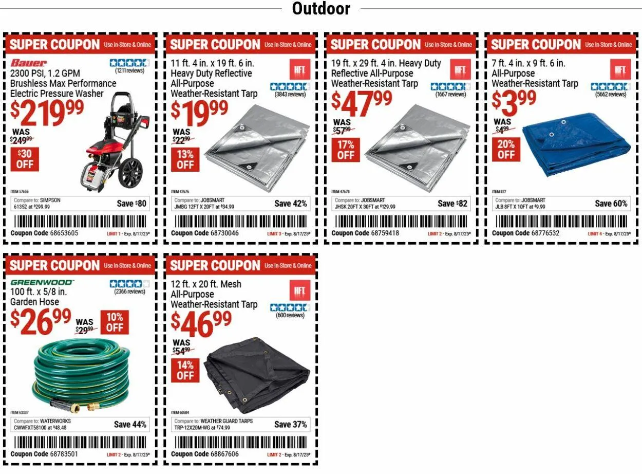 Weekly ad Harbor Freight from August 4 to August 13 2025 - Page 7