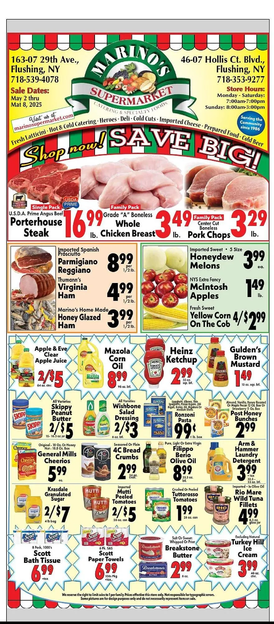 Marinos Supermarket Weekly Ad - 1