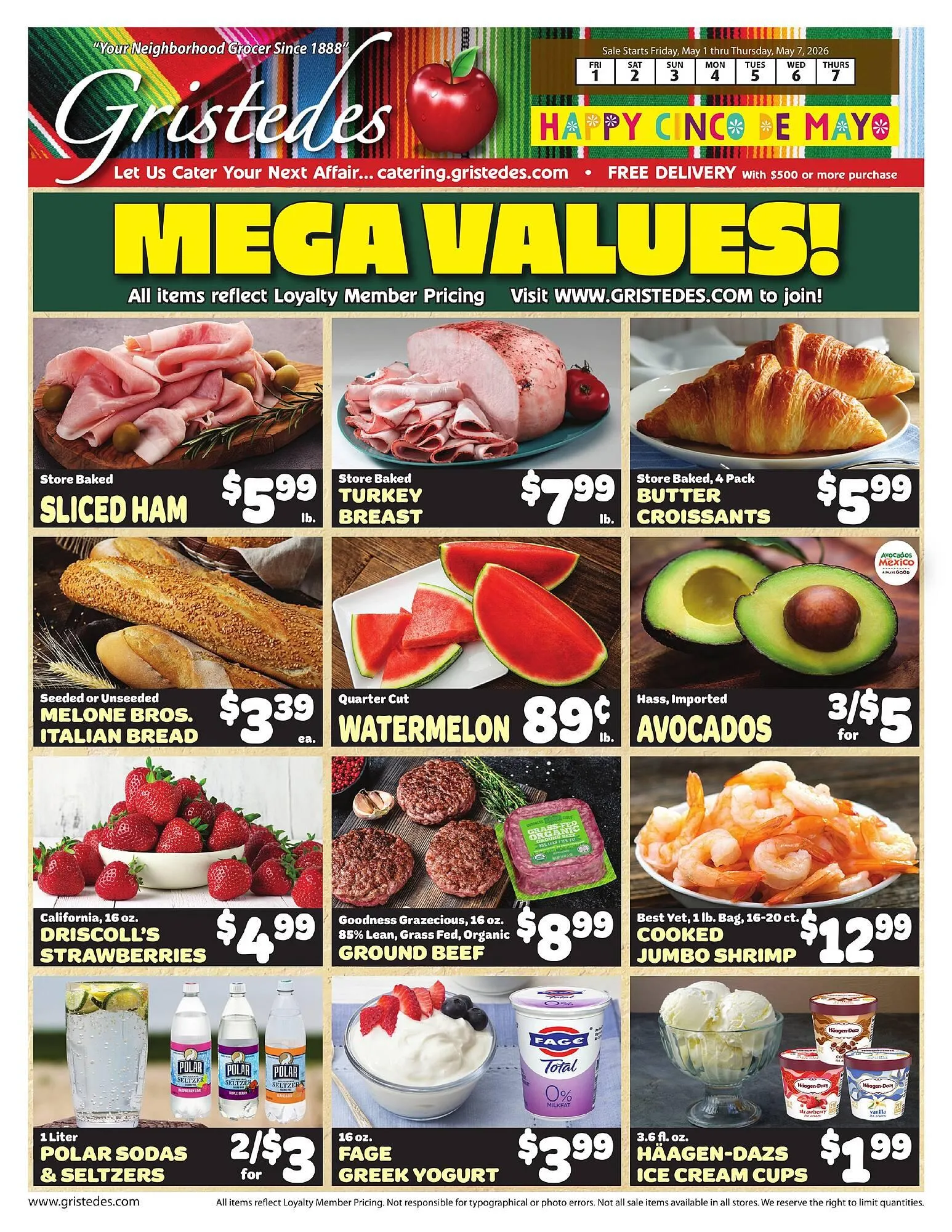 Weekly ad Gristedes circular from May 1 to May 7 2026 - Page 1