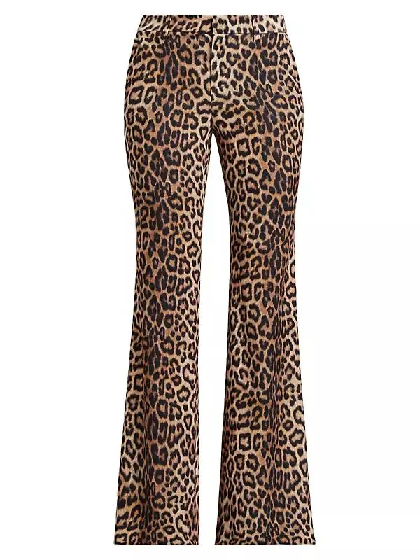 Remi Leopard Bootcut Pants