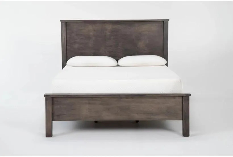 Reagan Dew II Queen Wood Panel Bed Made in the USA